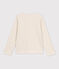 T-shirt in cotone bambina beige MONTELIMAR CHINE