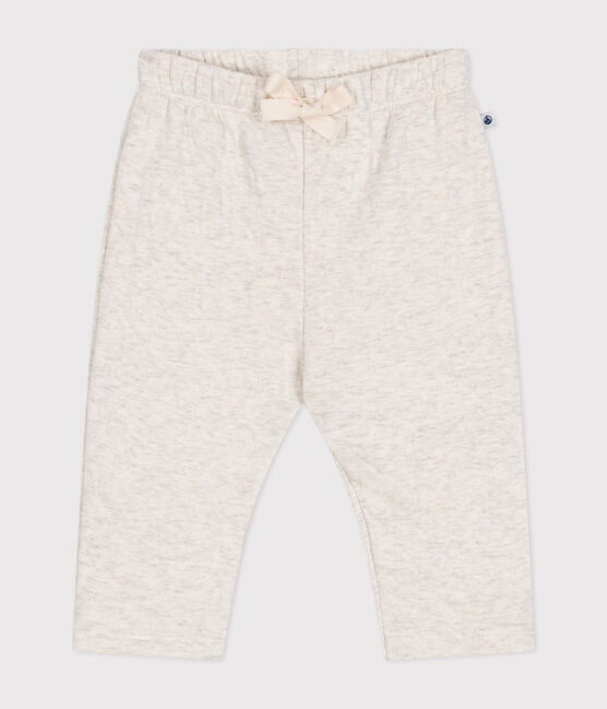 Pantaloni in tubique trapuntato neonato beige MONTELIMAR CHINE