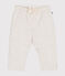 Pantaloni in tubique trapuntato neonato beige MONTELIMAR CHINE