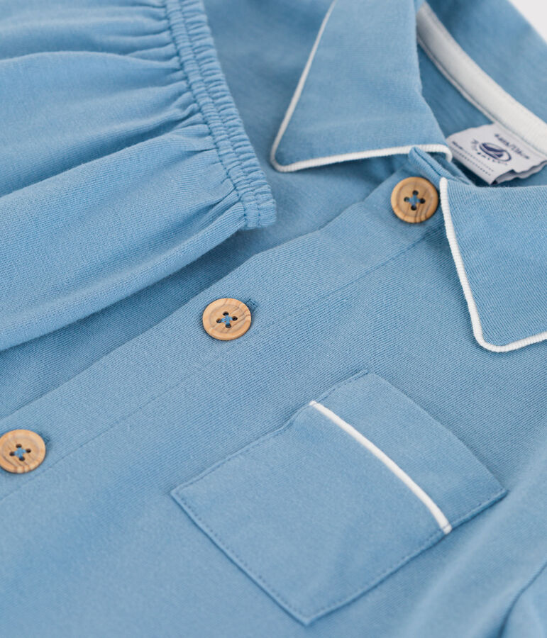 Pigiama bambino in jersey blu