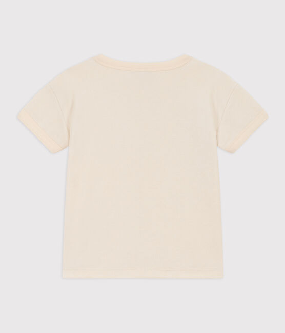 T-shirt bambino unisex in spugna bouclette ecru AVALANCHE