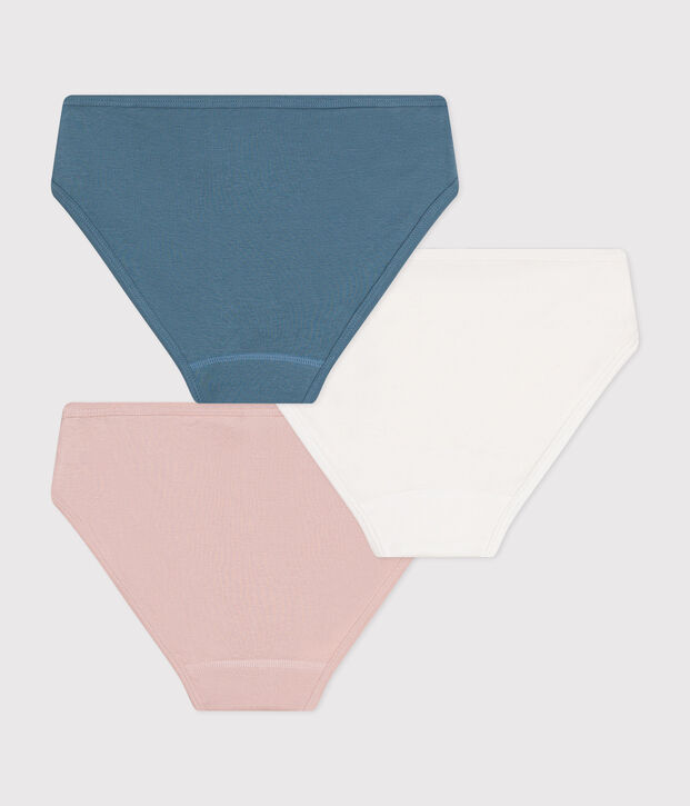 Confezione da 3 slip donna in cotone multicolore