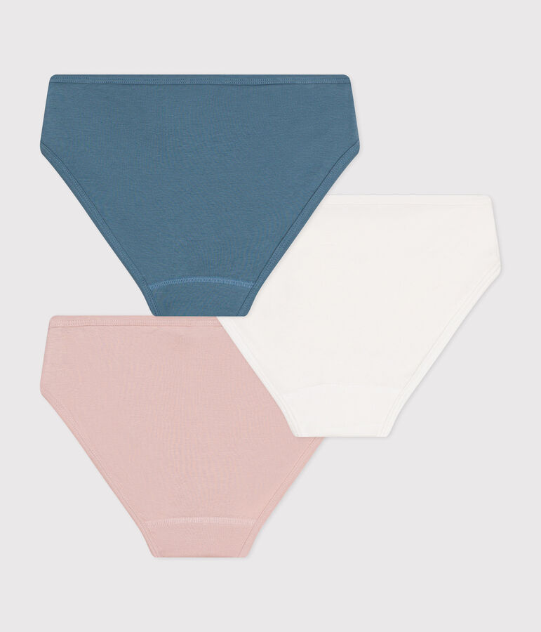 Confezione da 3 slip donna in cotone multicolore