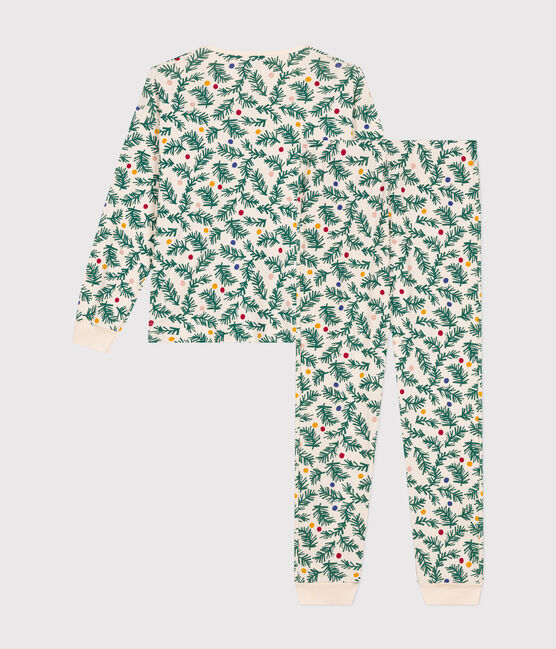 Pigiama in cotone con albero di Natale stampato donna bianco AVALANCHE/ MULTICO