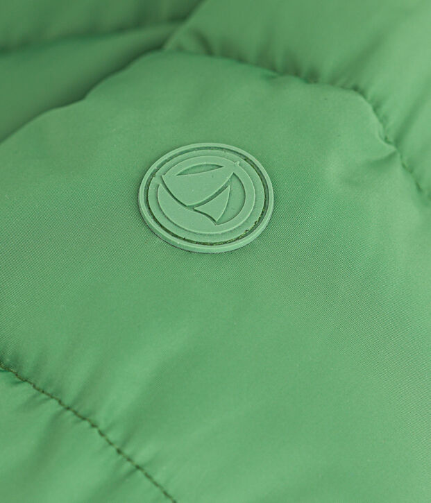 Piumino bambino unisex verde