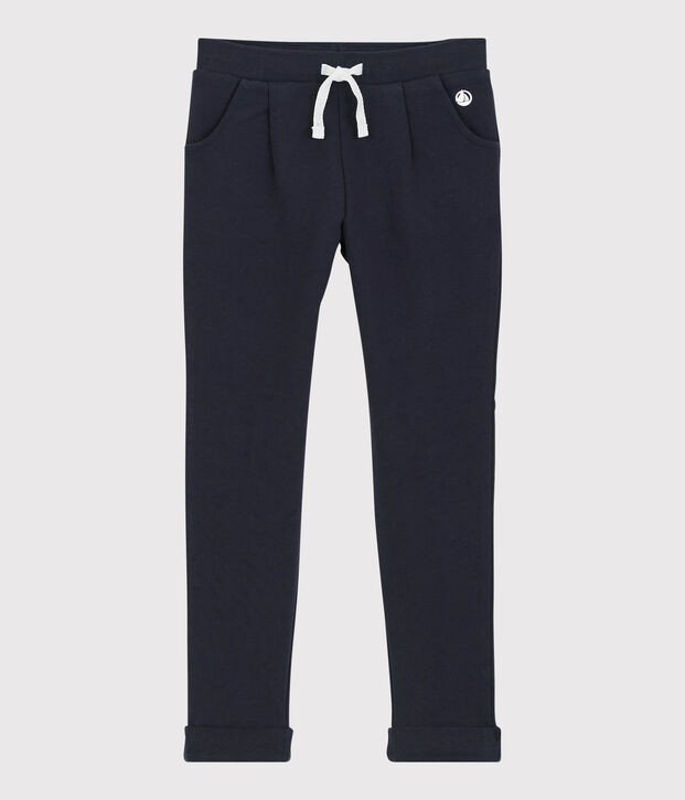 Pantaloni joggers in molleton bambina SMOKING