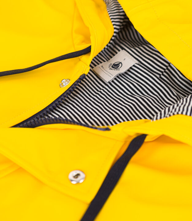 Iconico impermeabile da donna/uomo giallo