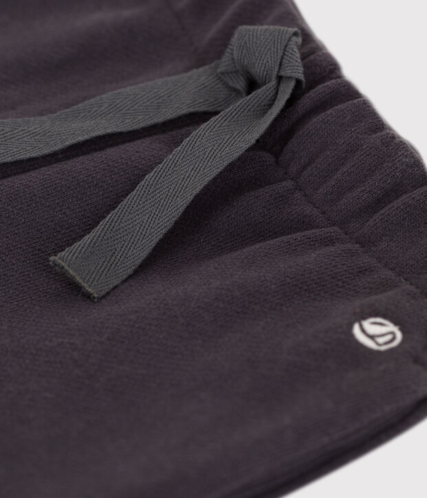 Pantaloni in tessuto felpato per neonati grigio