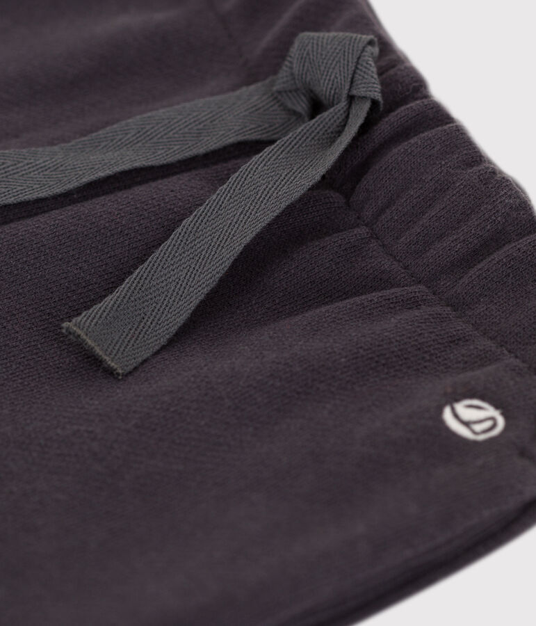 Pantaloni in tessuto felpato per neonati grigio