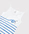 Abito con spalline iconico in cotone Donna bianco ECUME
