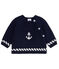 Pull bebè maschio blu SMOKING