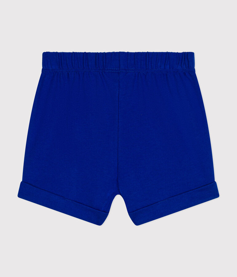 Shorts in jersey leggero beb&egrave; blu