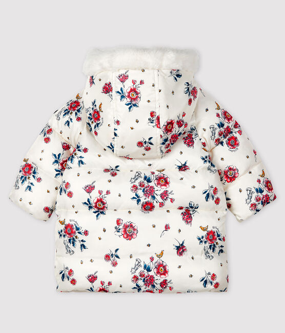 Piumino bebè femmina bianco MARSHMALLOW/bianco MULTICO