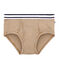slip uomo millerighe marrone BRINDILLE/bianco MARSHMALLOW