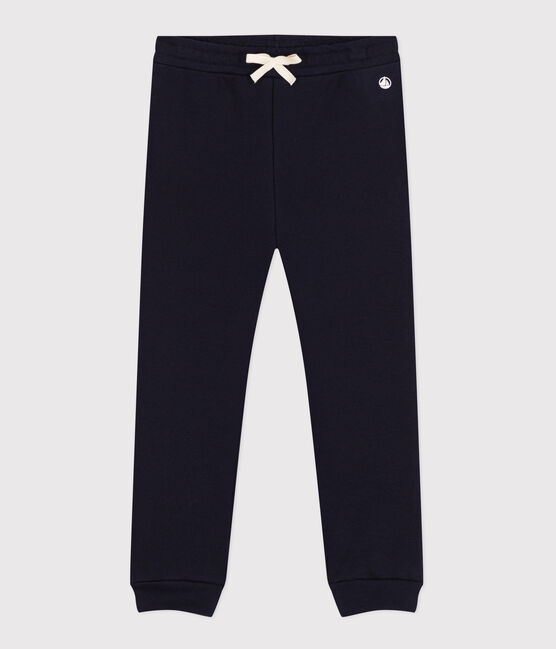 Pantaloni da jogging in molleton bambina blu SMOKING