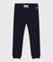 Pantaloni da jogging in molleton bambina blu SMOKING