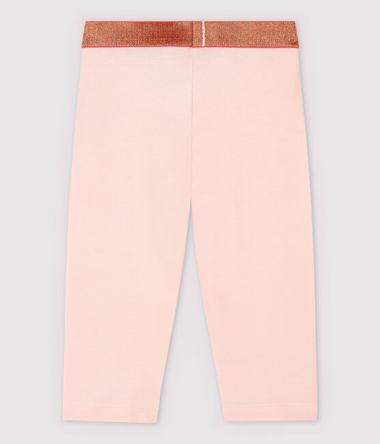 Leggings corti in jersey lycra bambina rosa MINOIS