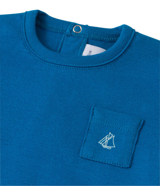 T-shirt per bebè maschio blu DELFT