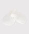 Muffole in cotone tinta unita neonato bianco MARSHMALLOW