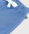 Joggers in cotone tinta unita neonato blu
