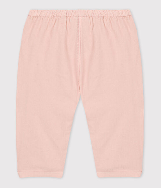 Pantalone di velluto a costine sottili per neonati rosa SALINE
