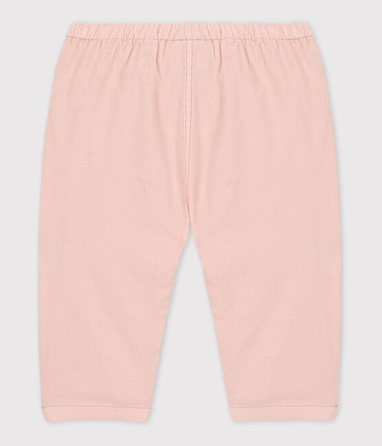 Pantalone di velluto a costine sottili per neonati rosa SALINE
