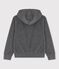 Pile con cappuccio bambina/bambino grigio GRIS FONCE/ DARK GREY