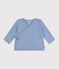 Brassi&egrave;re con incrocio in maglia traforata di misto lana e cotone neonato POLAIRE