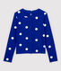 Cardigan in cotone/lino fantasia Donna