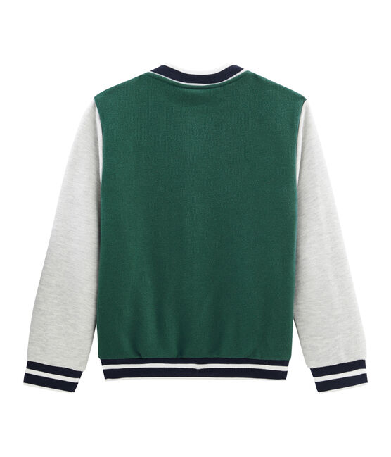Giaccone teddy bambino verde SOUSBOIS