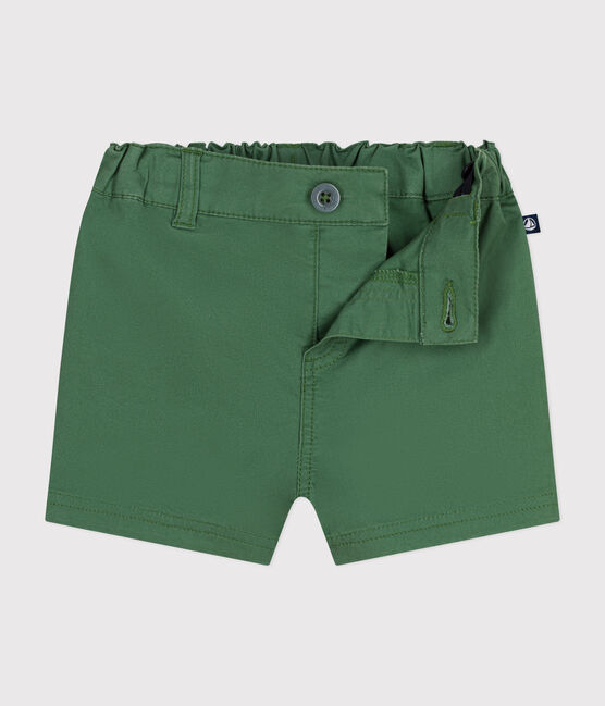 Shorts in serge neonato verde PALMERAIE