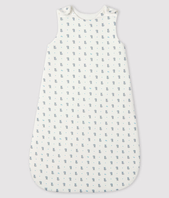 Sacco nanna bebè a costine bianco MARSHMALLOW/grigio GRIS/ MULTICO
