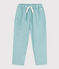 Pantaloni ampi in serge di cotone bambino verde BOB