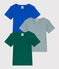 Confezione da 3 t-shirt manica corta bambino in cotone variante 1