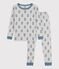 Pigiama snugfit fantasia cane in cotone grigio POUSSIERE/ ROVER