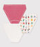 Set di 3 slip di Natale in cotone bambino variante 1