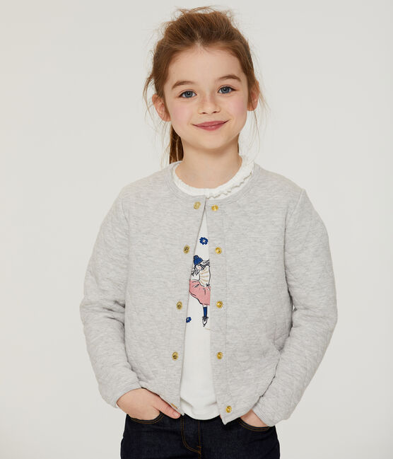 Cardigan bambina grigio BELUGA CHINE