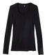 T-shirt maniche lunghe donna in cotone leggero