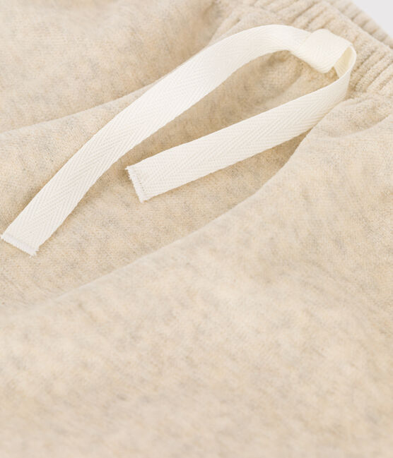 Pantalone bebè in velluto  di cotone beige MONTELIMAR CHINE