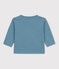 T-shirt maniche lunghe bebè in cotone blu ROVER