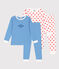Confezione da 2 pigiami bambino unisex in cotone motivo stelle e rigato variante 1