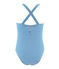 Costume intero bambina blu RIYADH/bianco MARSHMALLOW
