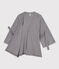 Kimono a righe donna blu SMOKING/bianco MARSHMALLOW