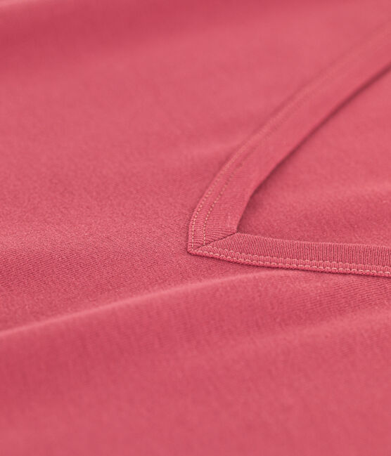 T-shirt L'ICONIQUE scollo a V in cotone donna rosa PAPI