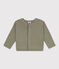 Cardigan neonato in cotone  verde MARECAGE