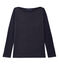 T-shirt donna a maniche lunghe in lino laccato blu SMOKING/blu BRILLANT