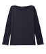 T-shirt donna a maniche lunghe in lino laccato