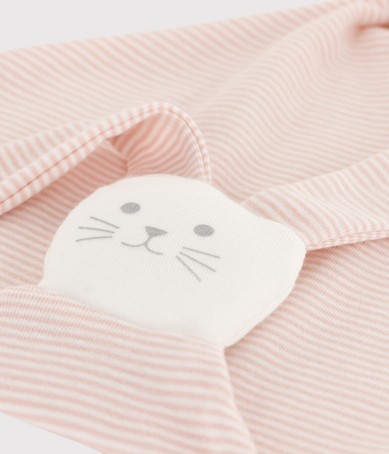 DOUDOU MILLERIGHE IN COTONE rosa/bianco