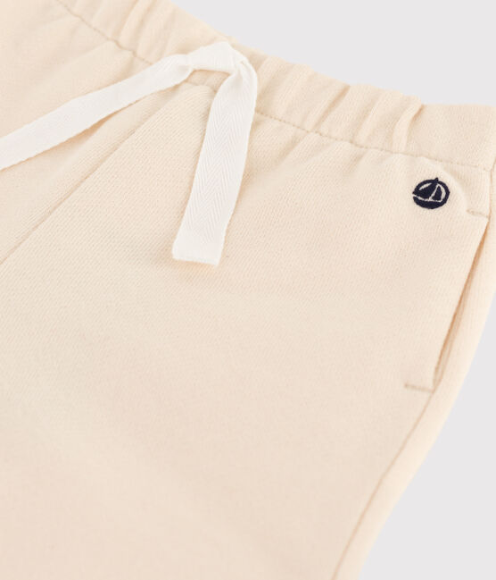Pantaloni in tessuto felpato per neonati ecru AVALANCHE
