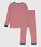 Pigiama millerighe unisex in cotone STOP/ MARSHMALLOW